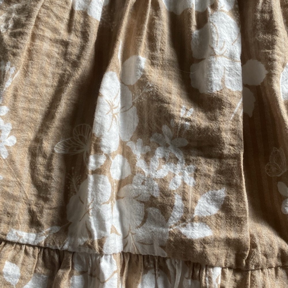 Aeropostale Strapless Brown Floral Dress - Picture 3 of 5